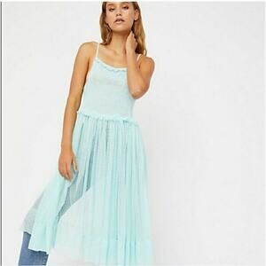 Free People Can't Stop Won't Stop Midi Sheer Slip Size: M